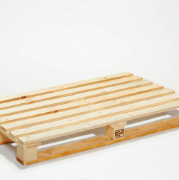 Industrie-Palette Einweg 7 Deckbretter verstärkt 800 x 1200 mm