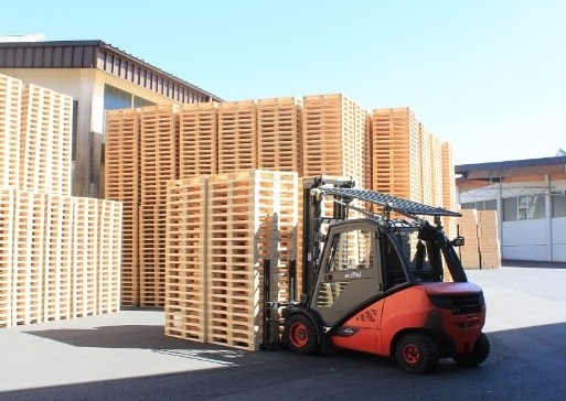 Industriepaletten kaufen - Palettenproduktio Palettenwerk Krenzer